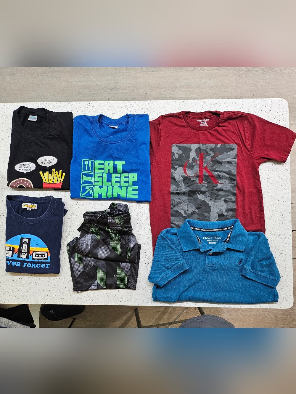 Lot Of 6, Boys 10-12 Shirts & Short